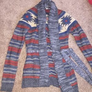 ROXY tribal print sweater